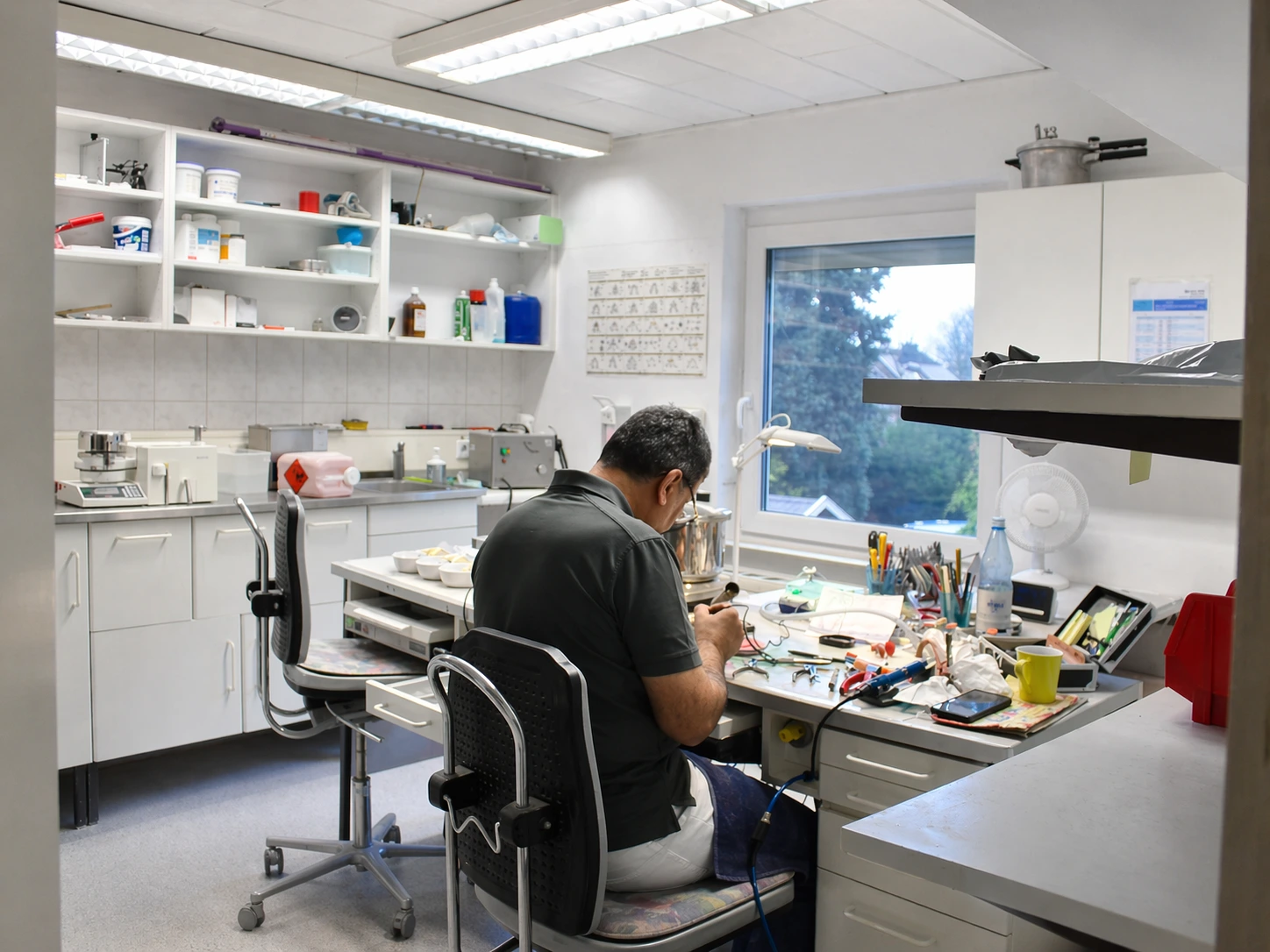 Praxiseigenes kieferorthopädisches Labor